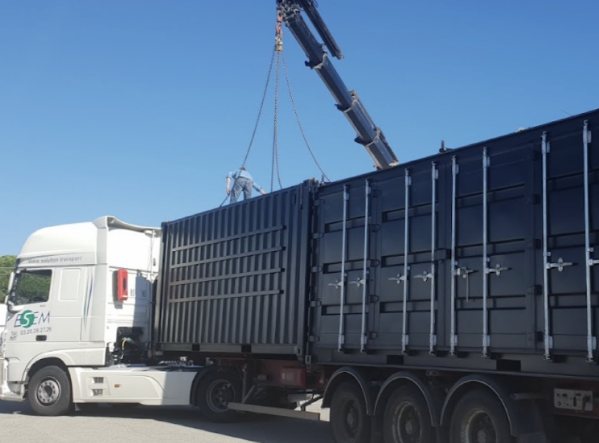Transport de conteneur maritime